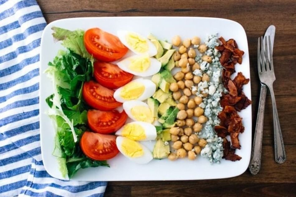 Cobb Salad Recipe – Low Fat & Protein Rich Vegetarian Salad