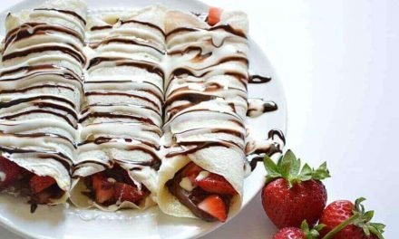 Strawberry S’Mores Crepes Recipe – Quick High Protein Dessert