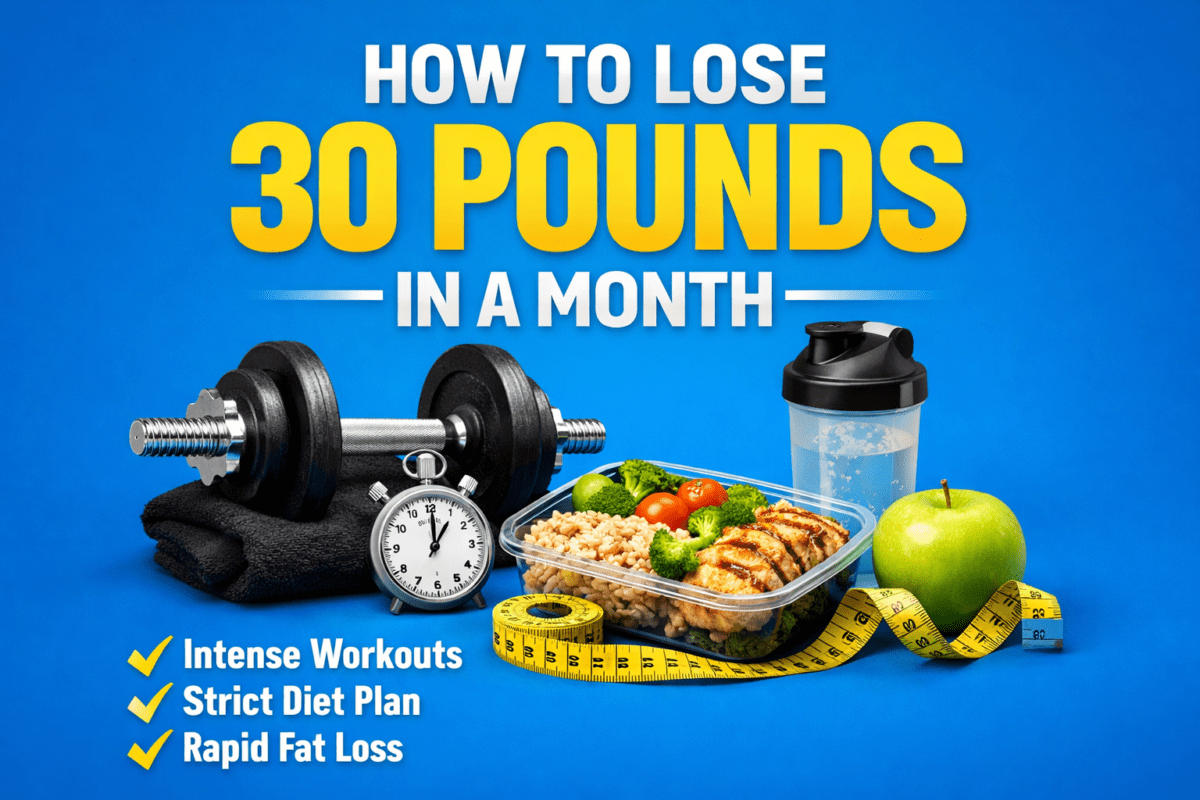 How to Lose 30 Pounds in a Month